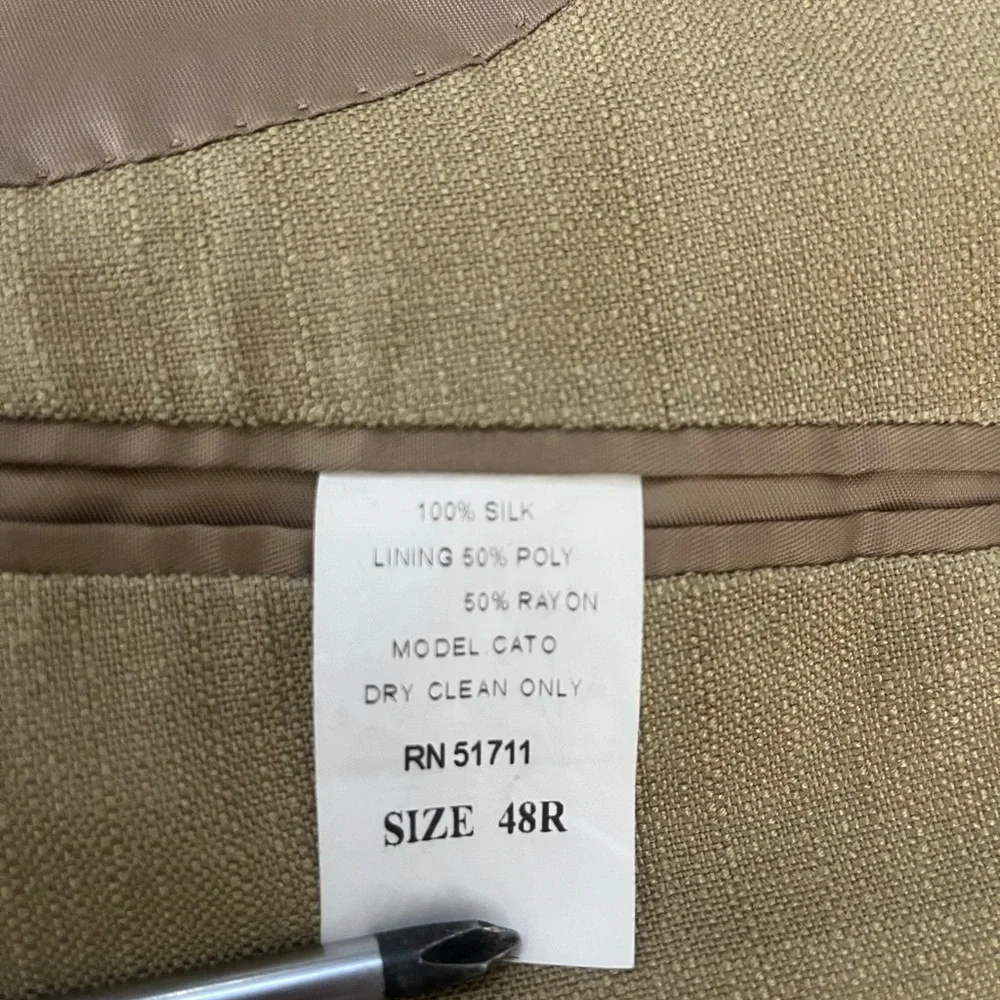 Silk‎ Light Brown Blazer